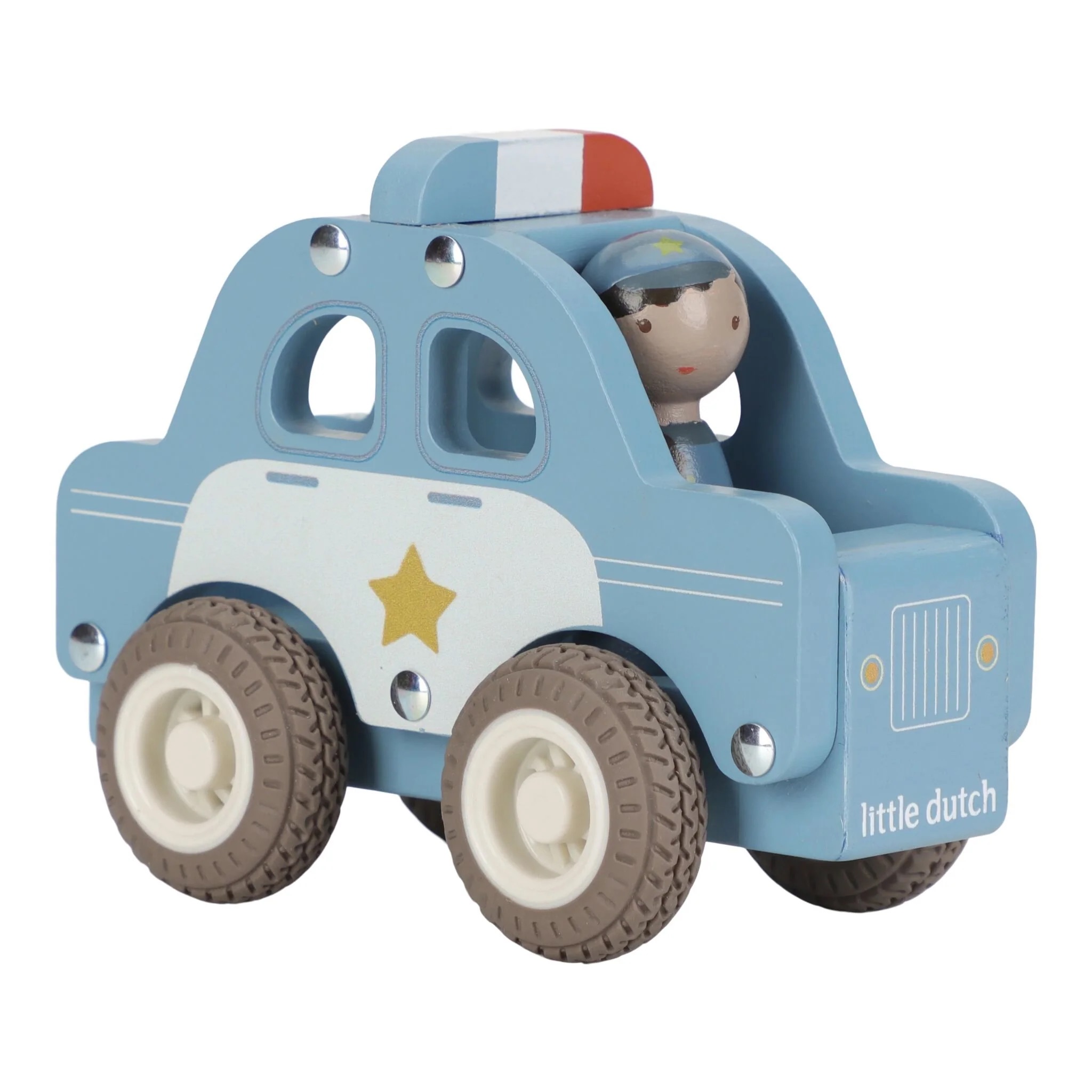 Little Dutch Holzspielzeug Polizeiauto