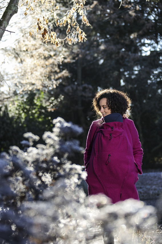 mamalila Kapuzenmantel für zwei beere M mamalila Kapuzenmantel für zwei beere M