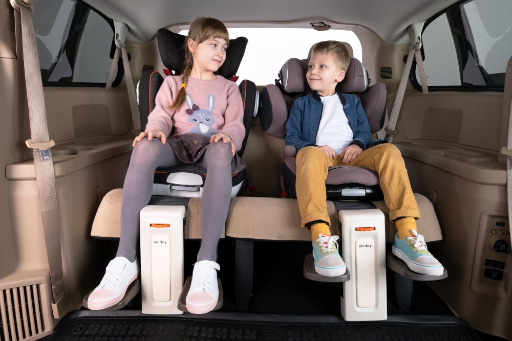 OKIDAY Fußstütze für Kinderautositze Orange OKIDAY Fußstütze für Kinderautositze Orange