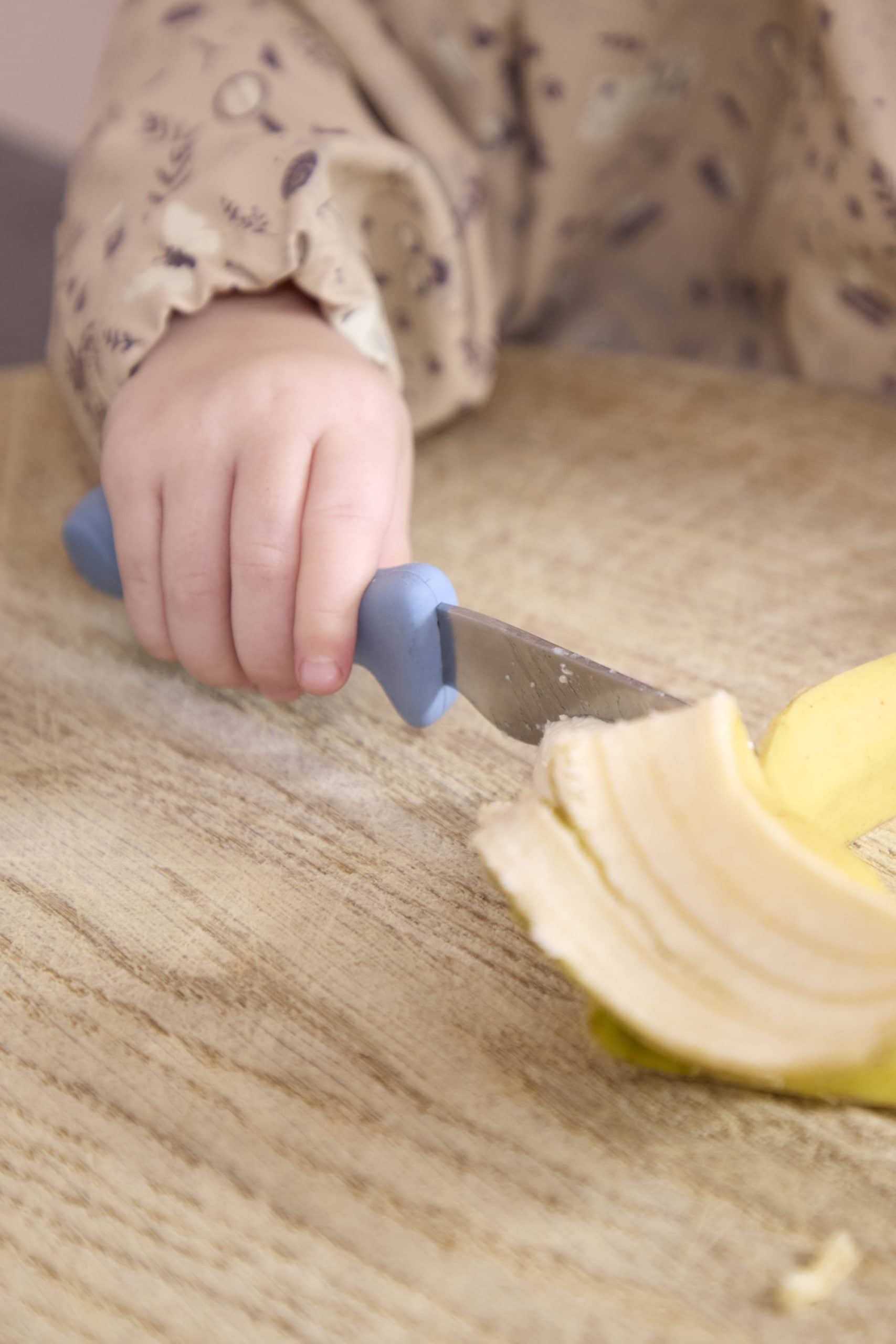 Felibabba Kochmesser für Kinder - 2er Pack Powder Blue + Green