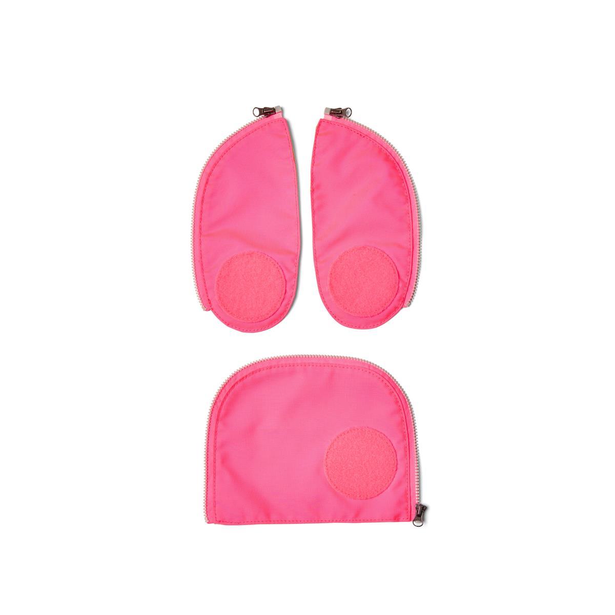 ergobag Fluo LED Zip Set Seitentaschen LED-Seitentaschen Pink
