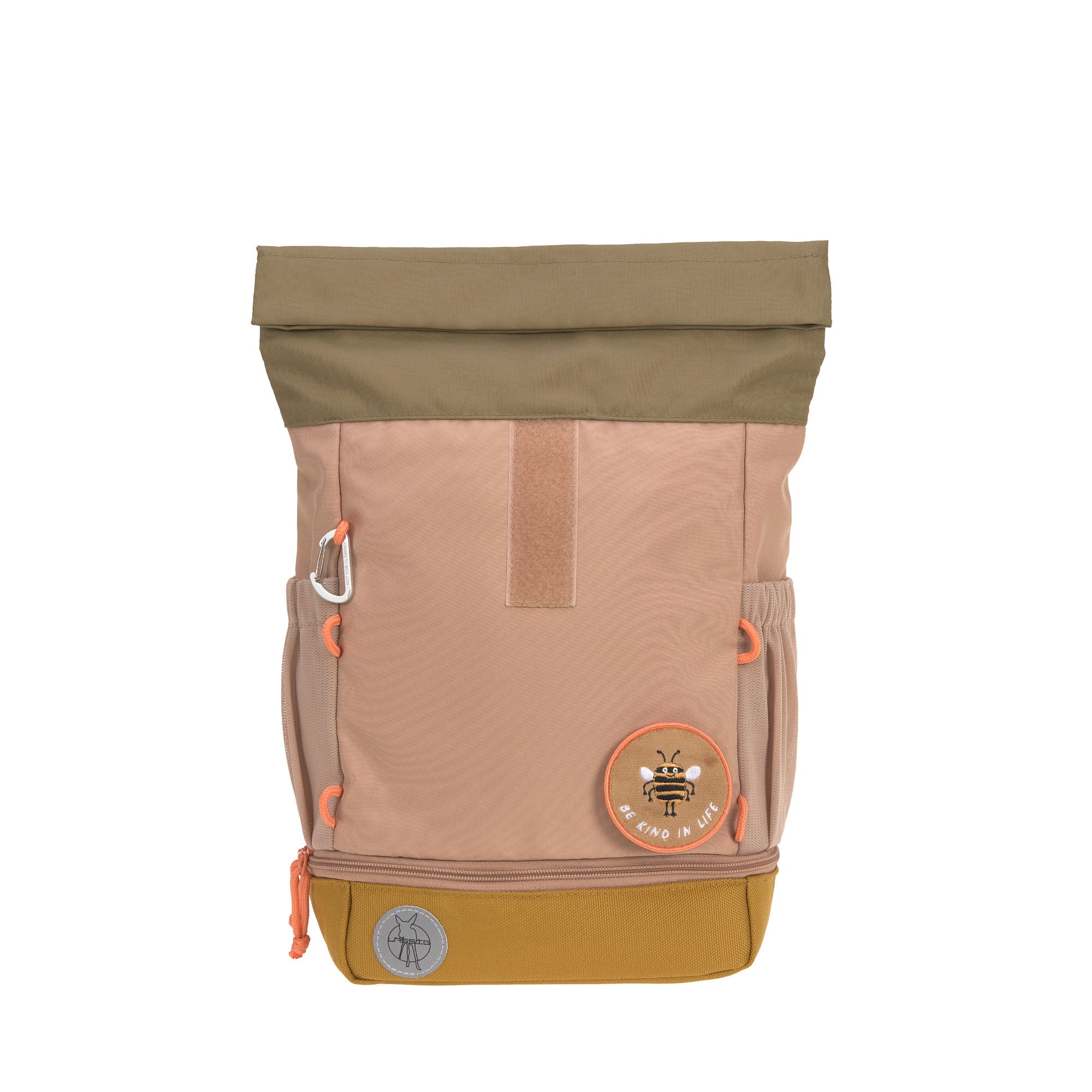 Lässig Kindergartenrucksack Rolltop Nature- Braun
