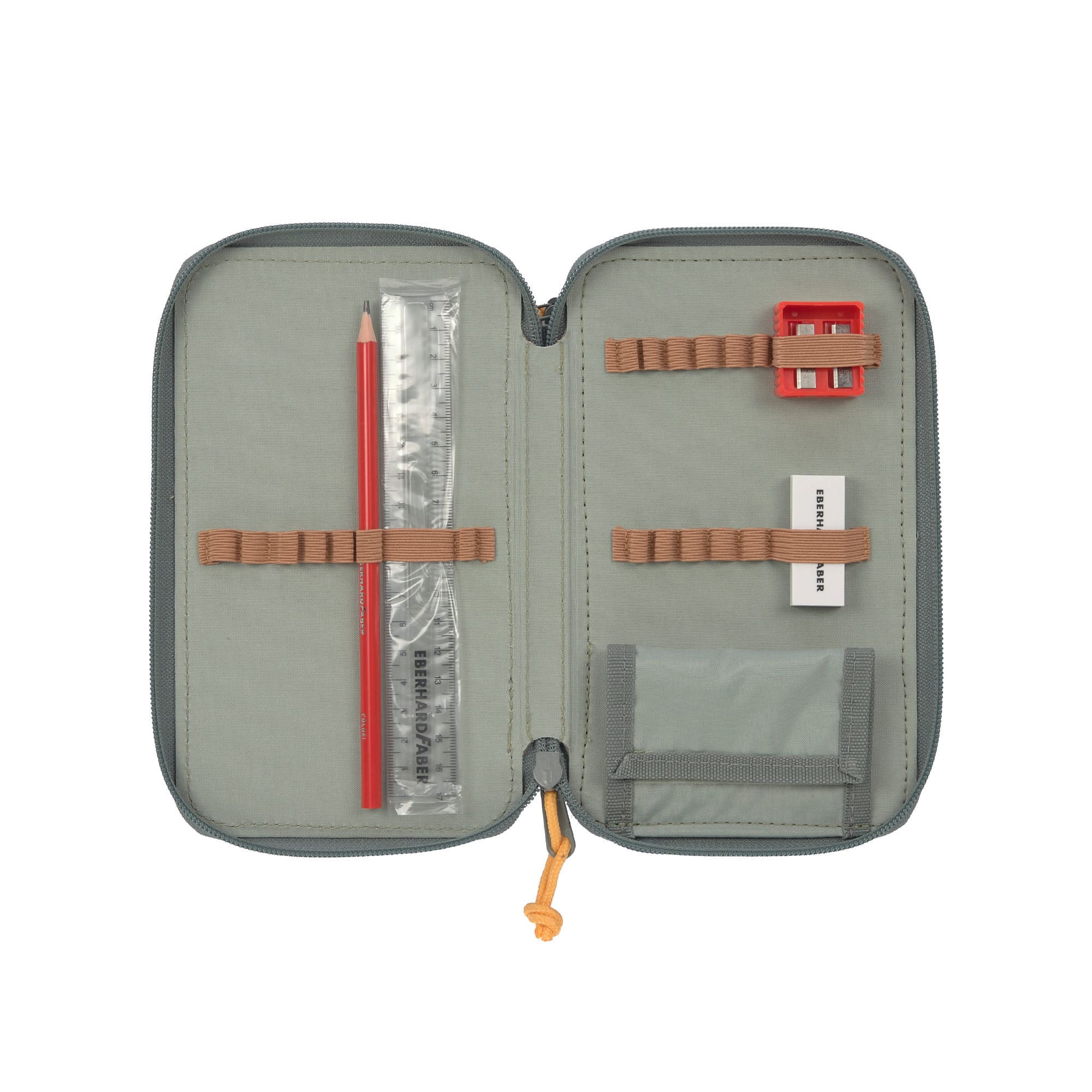 Lässig Federmäppchen mit drei Fächern Unique Letters Green Lässig Federmäppchen mit drei Fächern Unique Letters Green