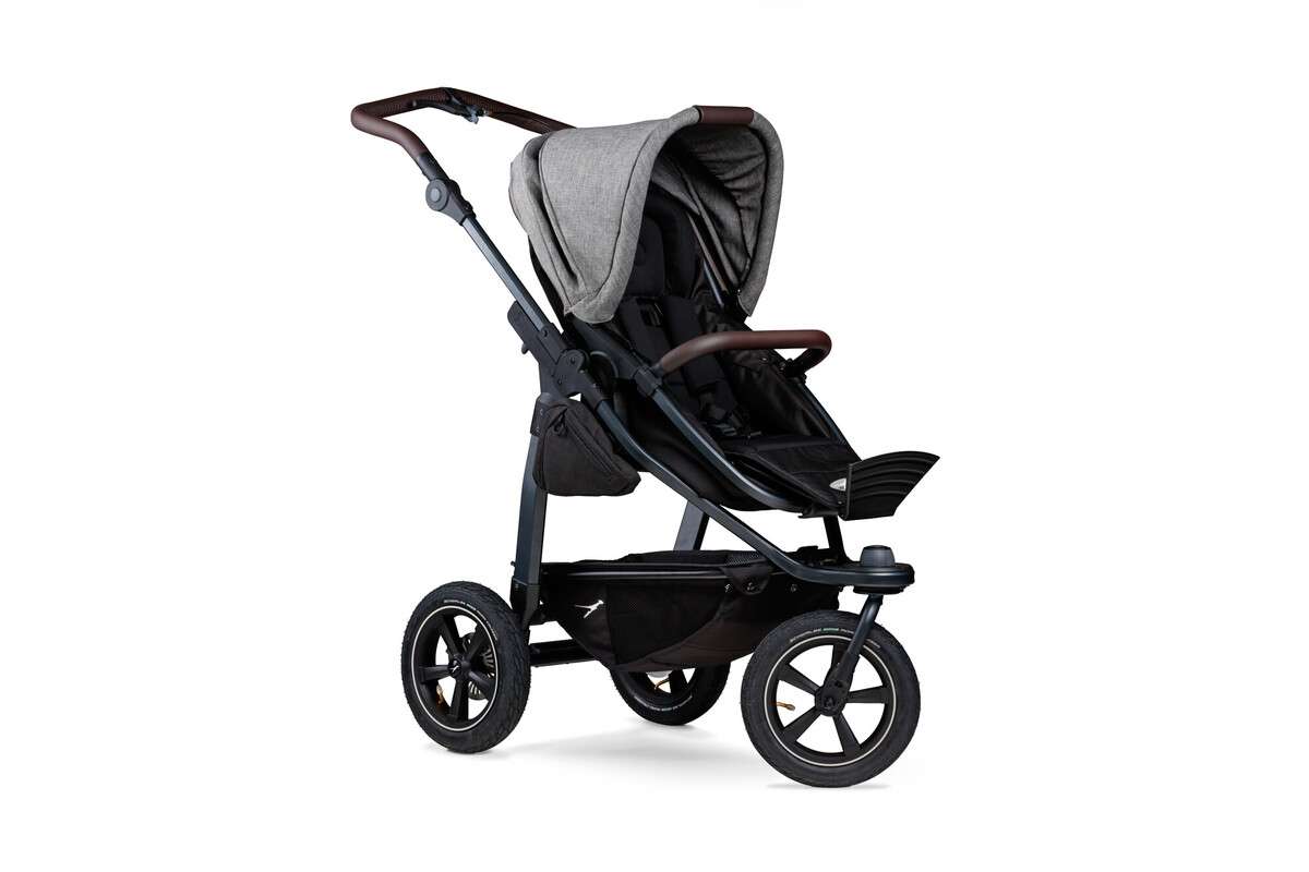 tfk mono3 - Kombi Kinderwagen mit Luftrad-Set premium grau tfk mono3 - Kombi Kinderwagen mit Luftrad-Set premium grau