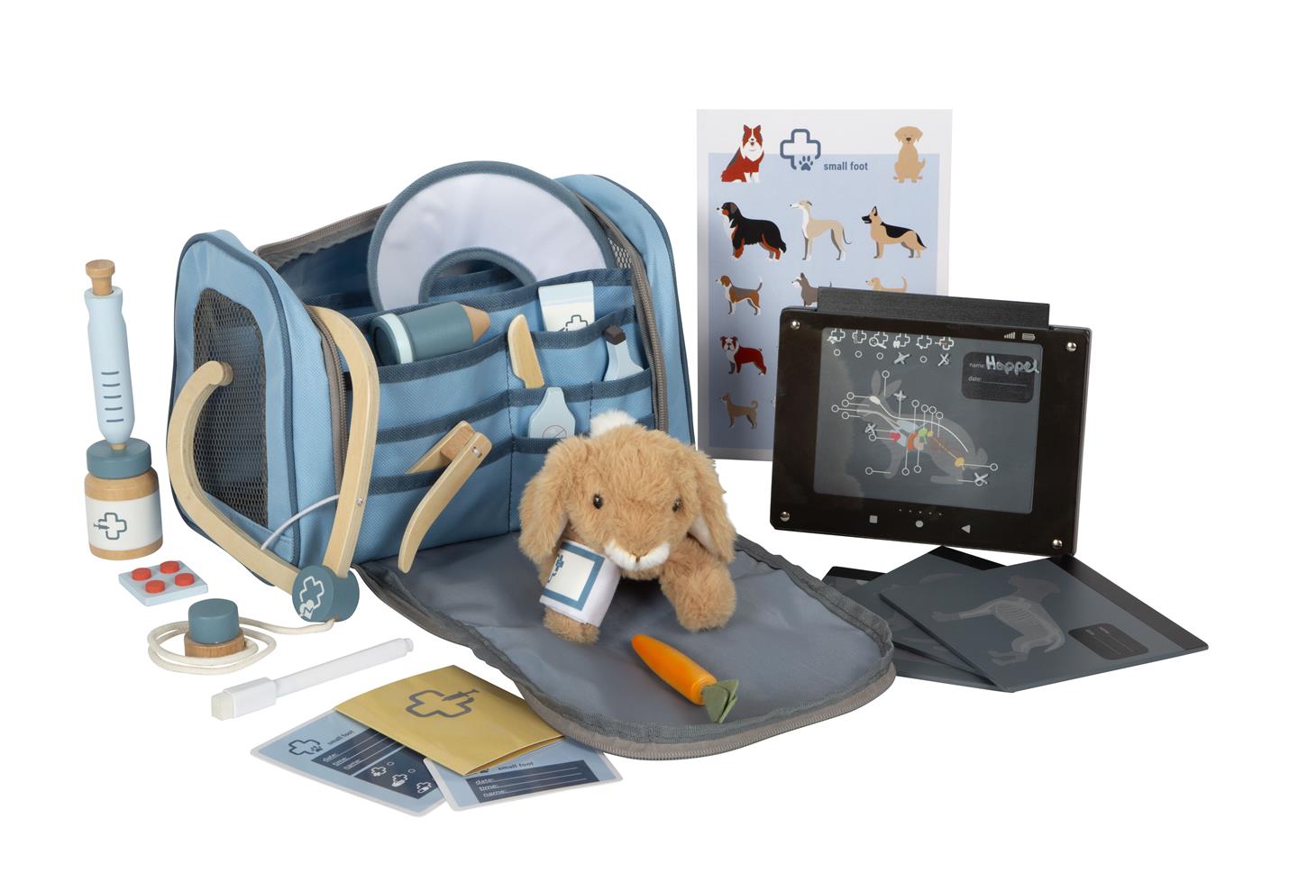 small foot Tierarzt-Tasche mit Hase braun