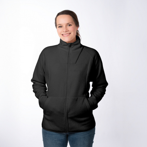 mamalila Fleece-Tragejacke Basel schwarz