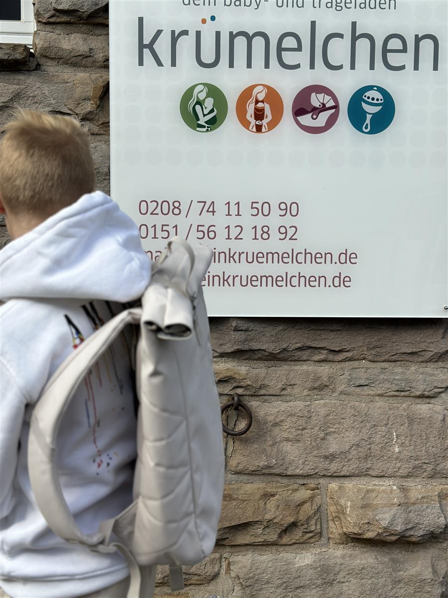 Kattbjörn Rolltop Rucksack Sandy Beige