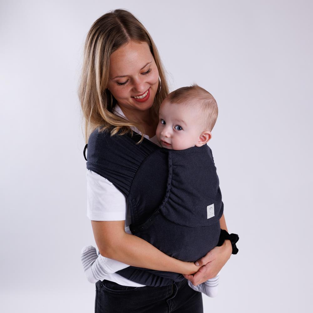 cocoo·me® Helium Babytrage Wrapconversion (50 - 98 cm / 12 Kilo) Anthrazit
