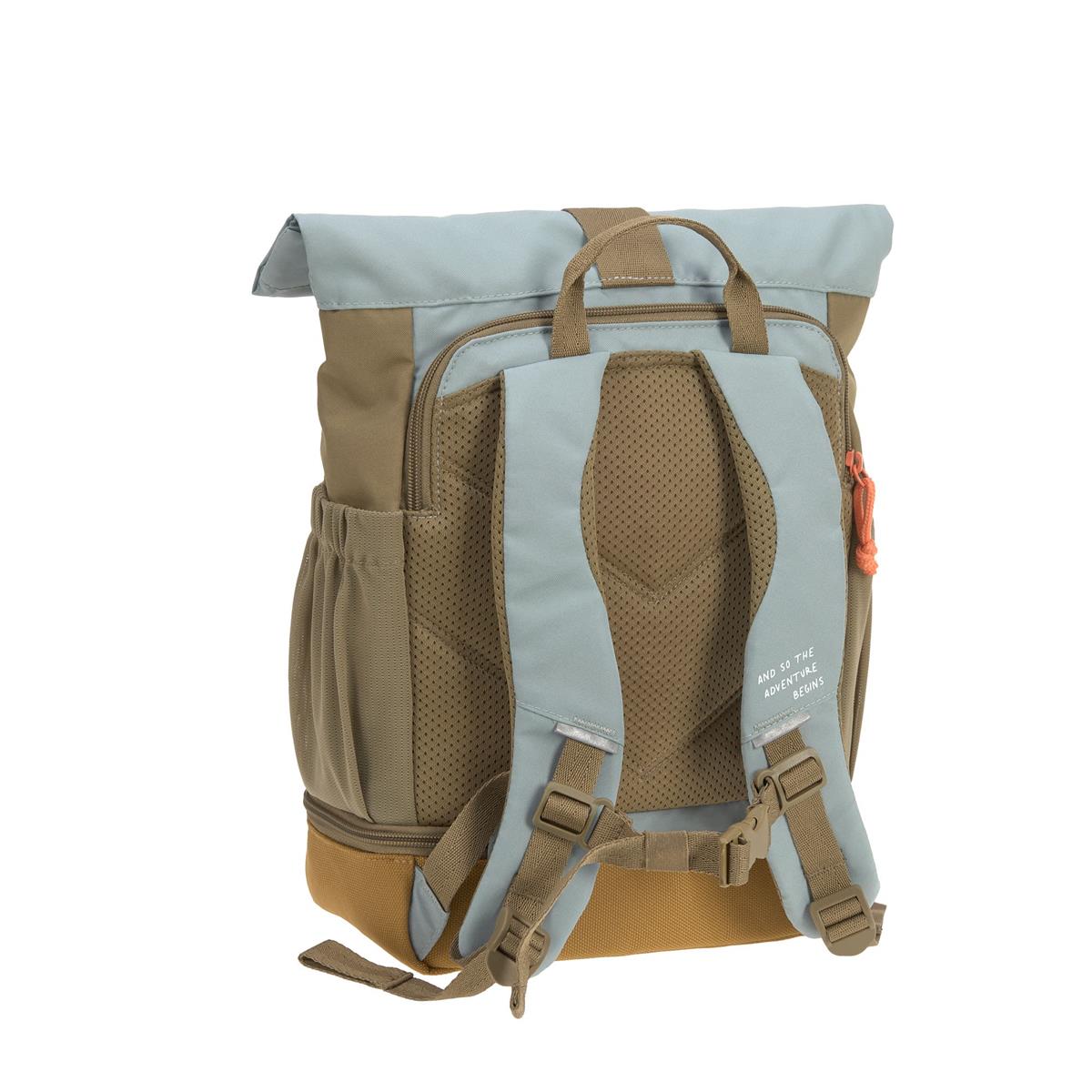 Lässig Kindergartenrucksack Rolltop Nature- Oliv