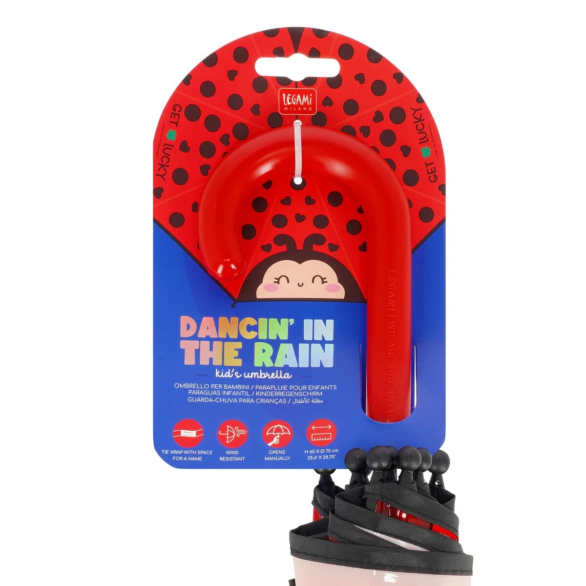 Legami Dancin´in the Rain Kinderregenschirm Ladybug