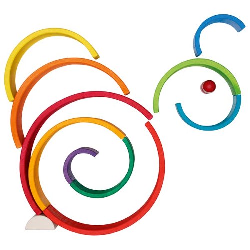 Goki Bausteine Regenbogen bunt