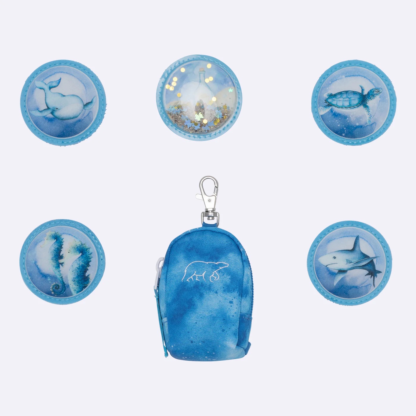 Beckmann Schulrucksack-Set Active Air FLX 6-teilig Ocean