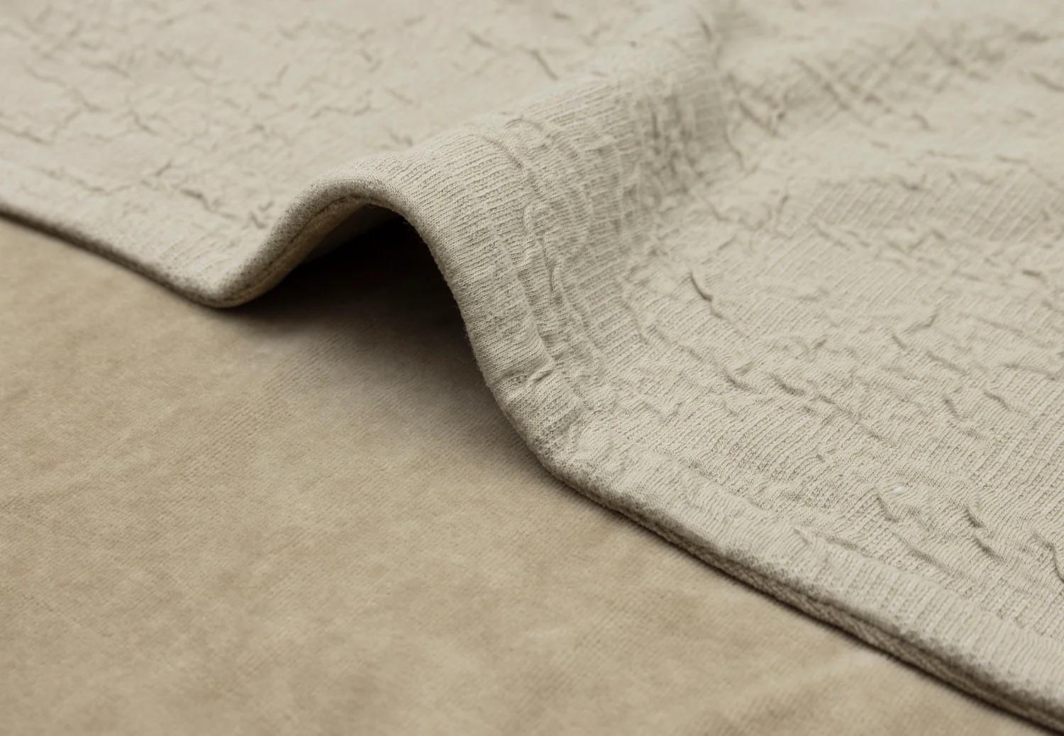 Jollein Kaputzenhandtuch Soft Waves 75x75cm Olive Green