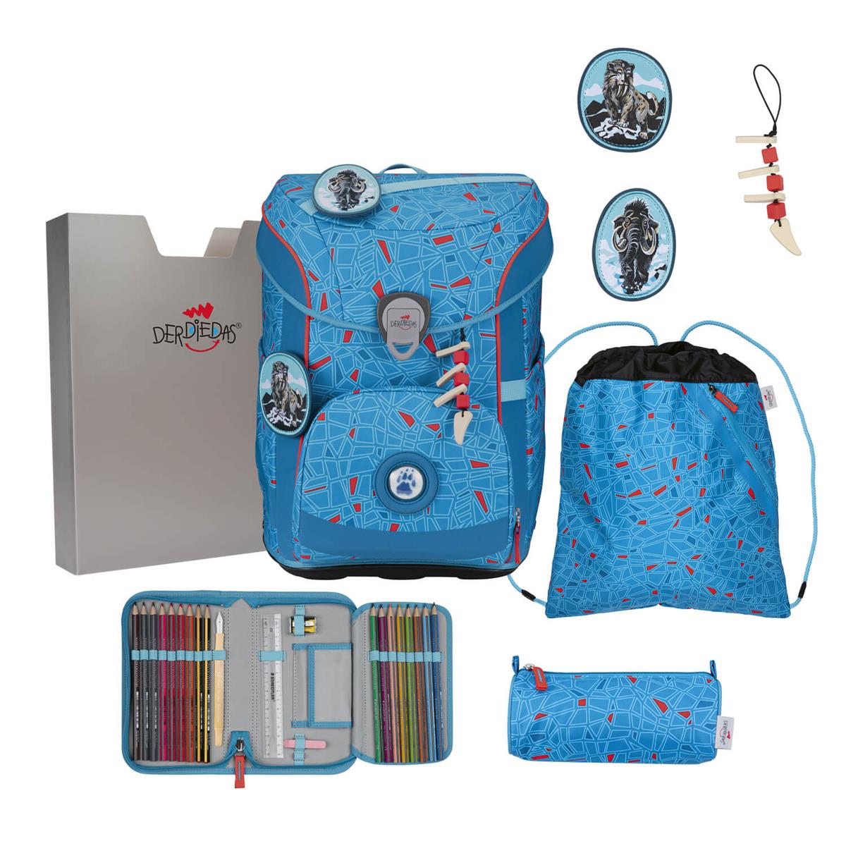 Der Die Das Schulranzen-Set Ergoflex Easy 2026 tlg. Superflash Blue Ice Der Die Das Schulranzen-Set Ergoflex Easy 2026 tlg. Superflash Blue Ice