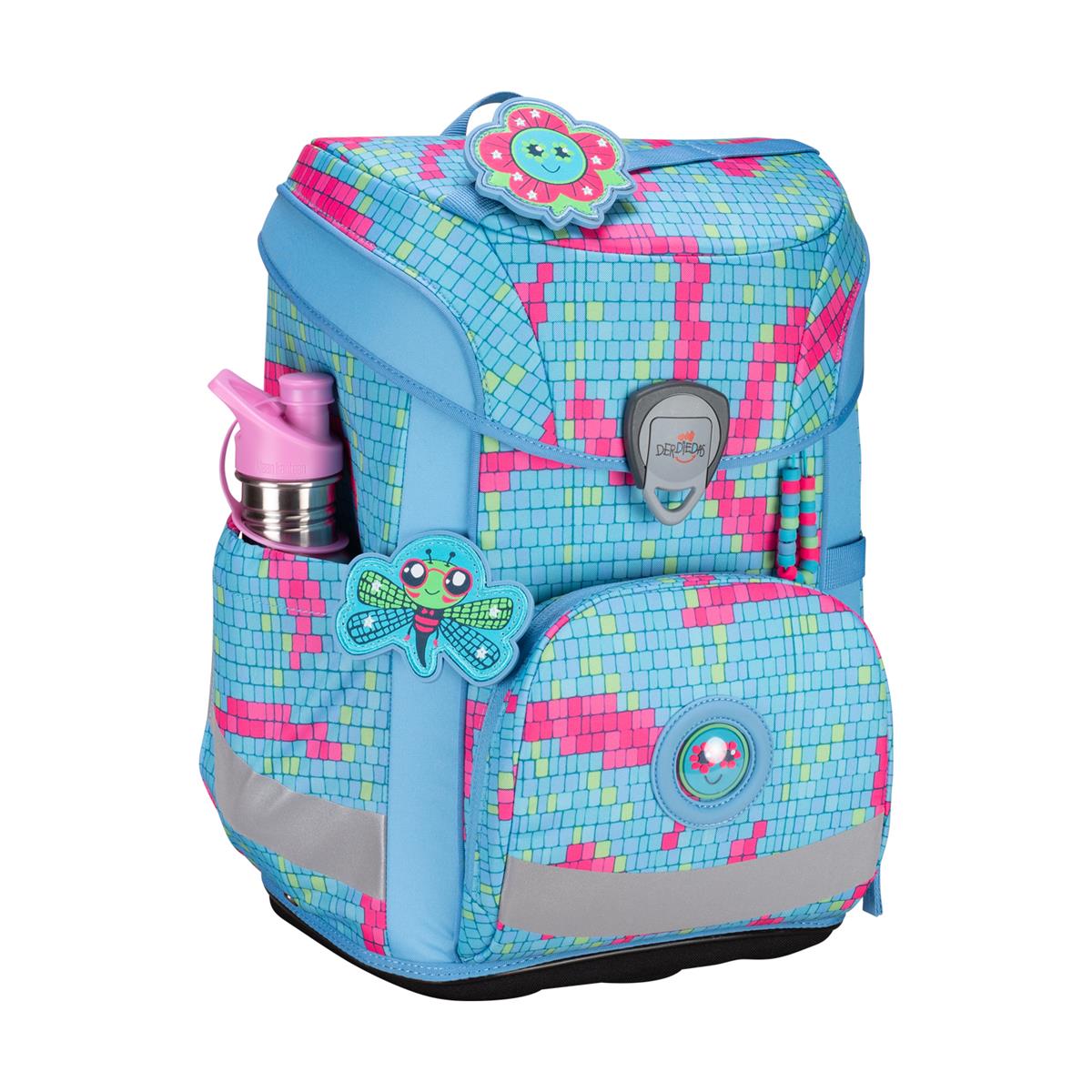 Der Die Das Schulranzen-Set Ergoflex Easy 2025 tlg. Happy Pixel Der Die Das Schulranzen-Set Ergoflex Easy 2025 tlg. Happy Pixel