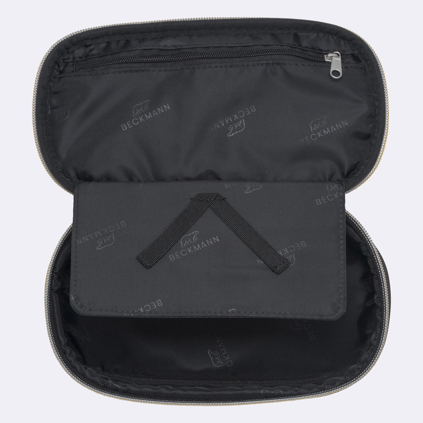 Beckmann Ovales Schlamperetui Sport Junior Black Gold Beckmann Ovales Schlamperetui Sport Junior Black Gold