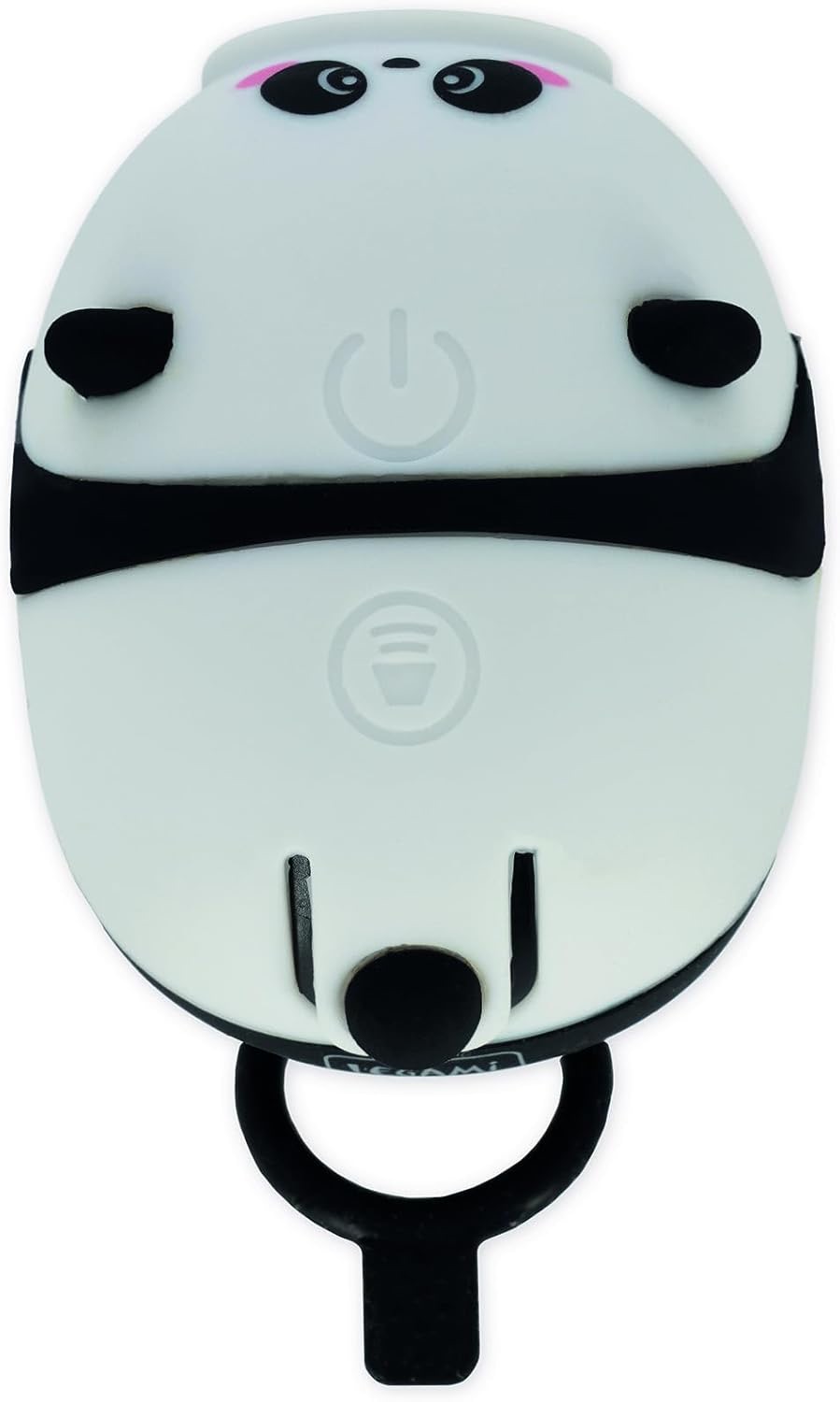 Legami Wiederaufladbare Frontleuchte mit 3 Lichtmodi und 5 Klingeltönen Panda