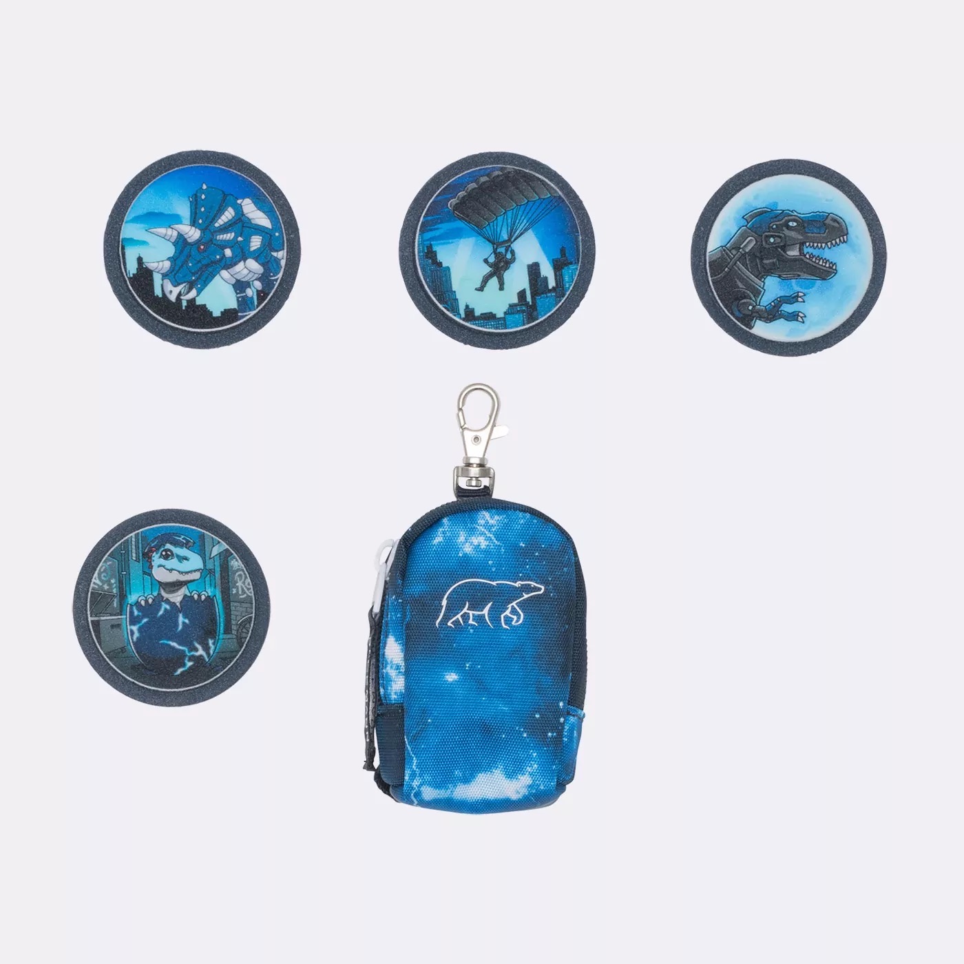 Beckmann Mini Rucksack mit Buttons (Klettis) Set