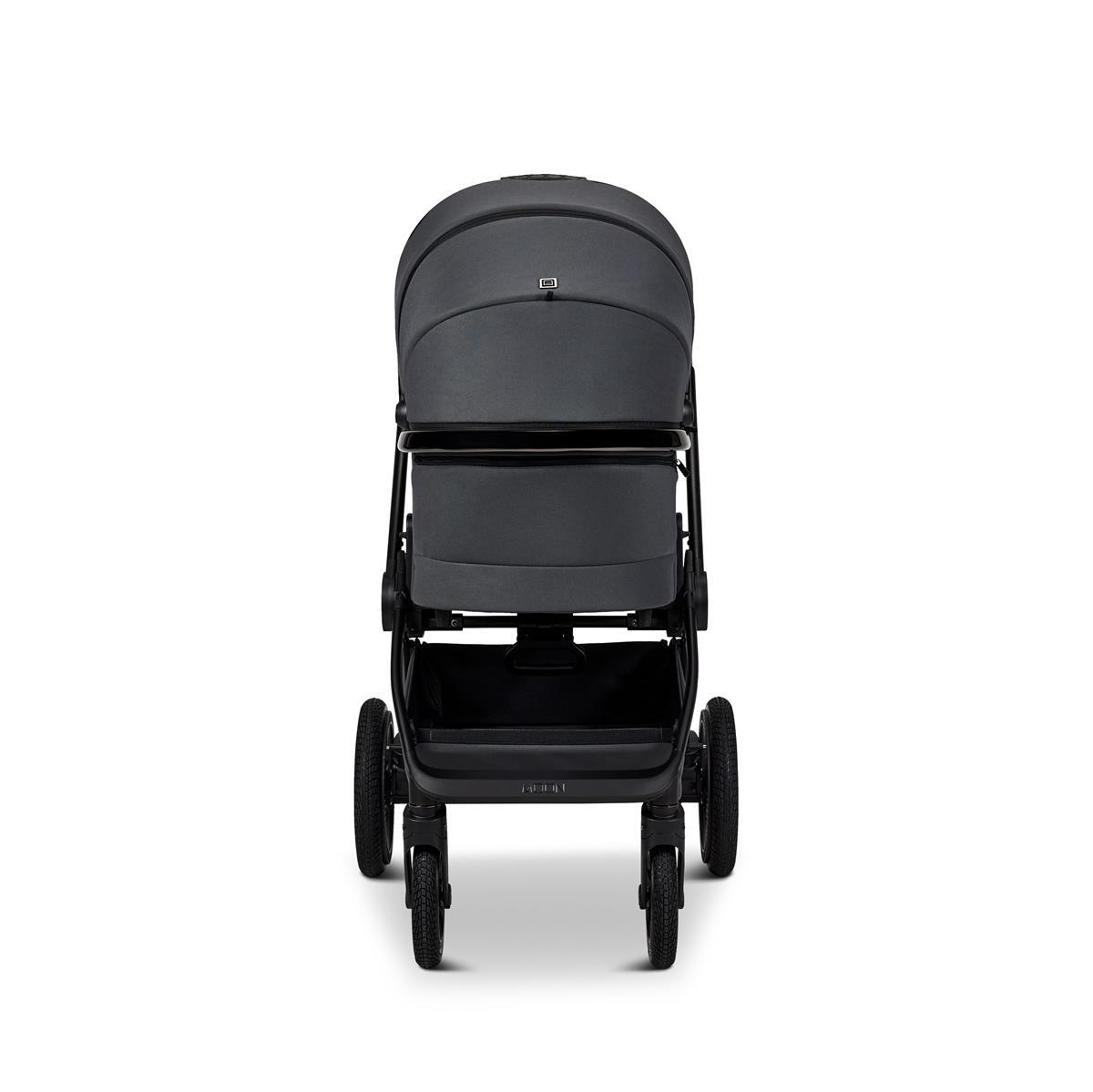Moon PIÙ Kinderwagen SET anthra / matt