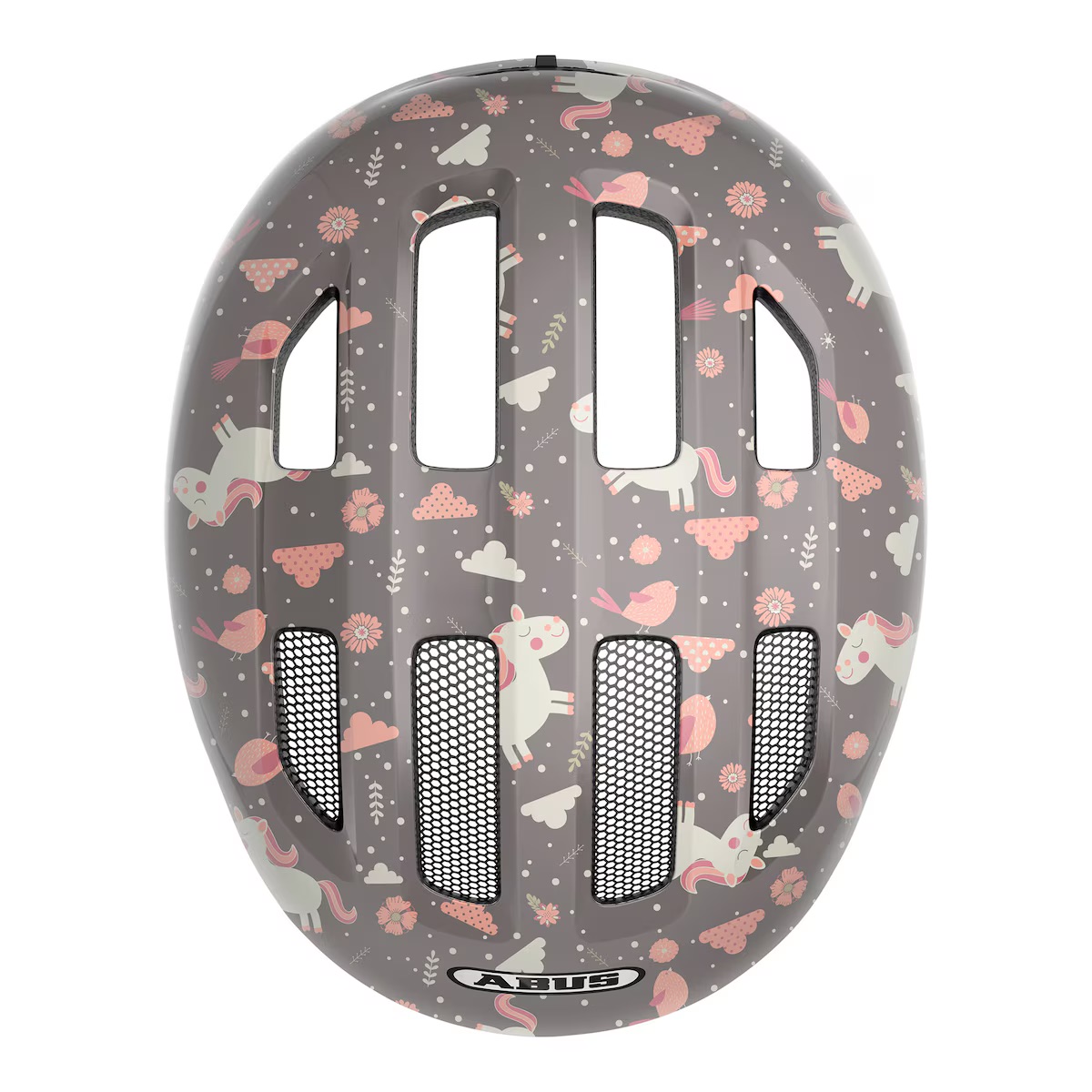 ABUS SMILEY 3.0 50-55 cm (M) 50 - 55 cm grey horse ABUS SMILEY 3.0 50-55 cm (M) 50 - 55 cm grey horse