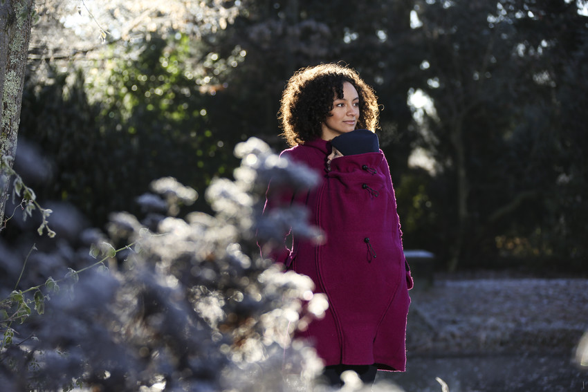 mamalila Kapuzenmantel für zwei beere M mamalila Kapuzenmantel für zwei beere M