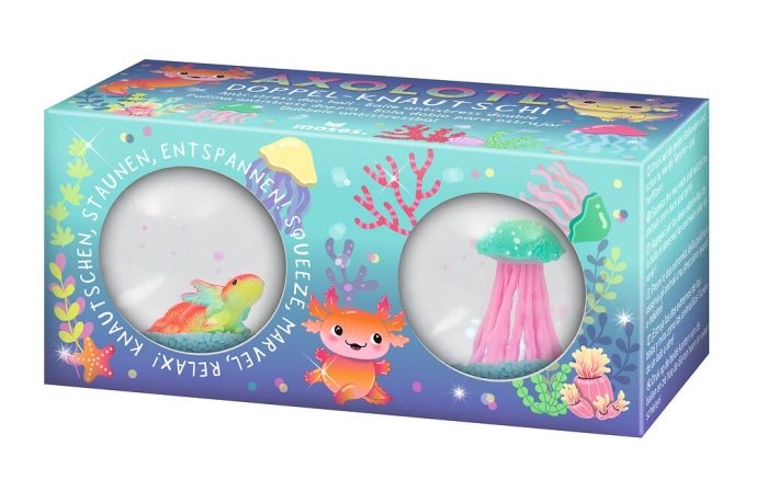 moses Axolotl Doppel-Knautschi pink