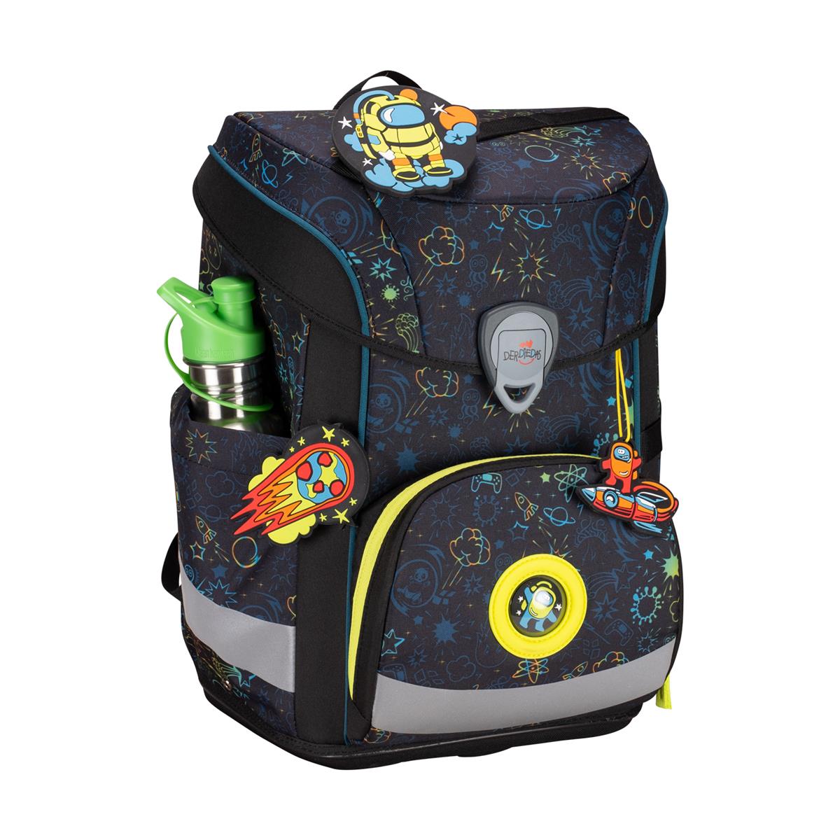 Der Die Das Schulranzen-Set Ergoflex Easy 2025 tlg. LED Crazy