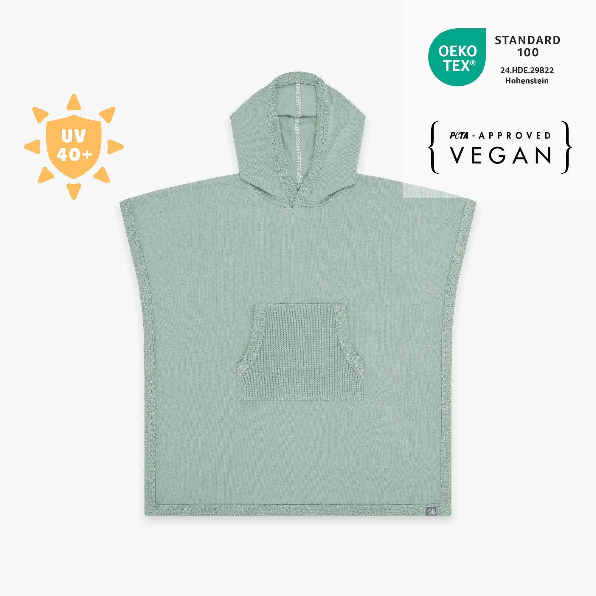 Emma & Noah UV Poncho 1-3 Jahre Essential Mint Emma & Noah UV Poncho 3-5 Jahre Essential Mint
