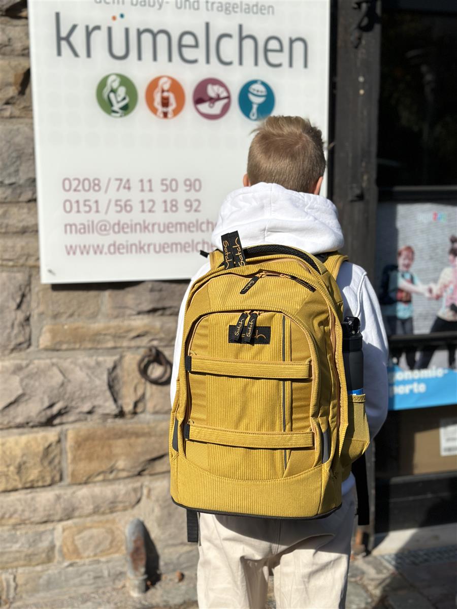 satch Pack Schulrucksack Retro Honey SET