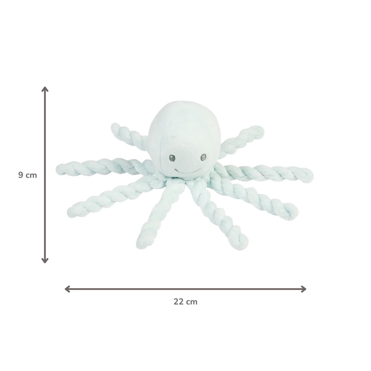 Nattou Kuscheltier Oktopus Pastellblau Nattou Kuscheltier Oktopus Pastellblau