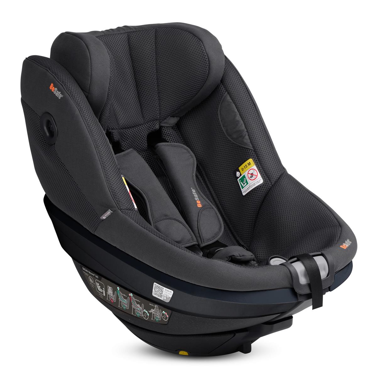 BeSafe Beyond2 360 Reboarder Anthracite Mesh