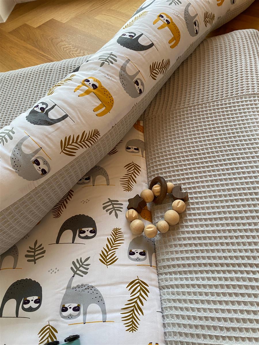 Ullenboom Einschlagdecke Ganzjährig Waffelpiqué Graue Faultiere Ullenboom Einschlagdecke Ganzjährig Waffelpiqué Graue Faultiere