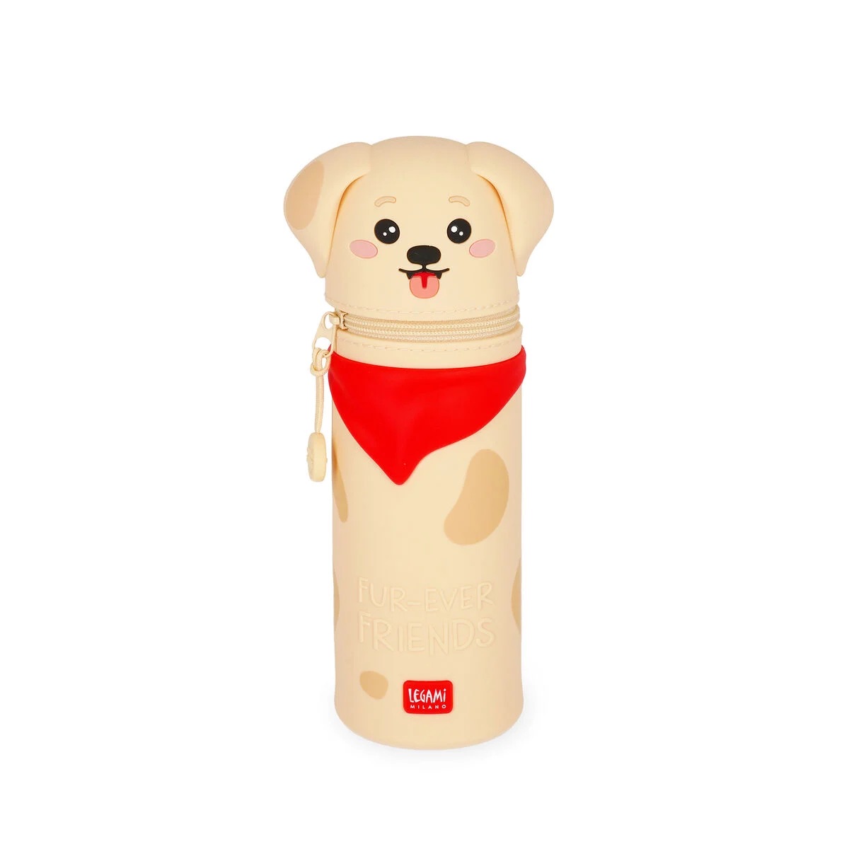 Legami 2-in-1-Federmäppchen aus Silikon - Kawaii Golden