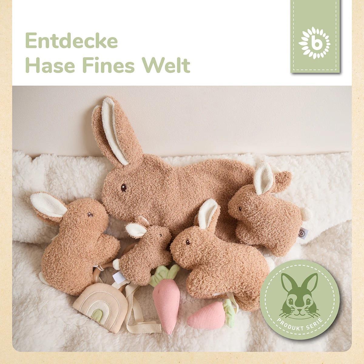 bieco ACTIVITY Spielzeug Hase Fine caramel