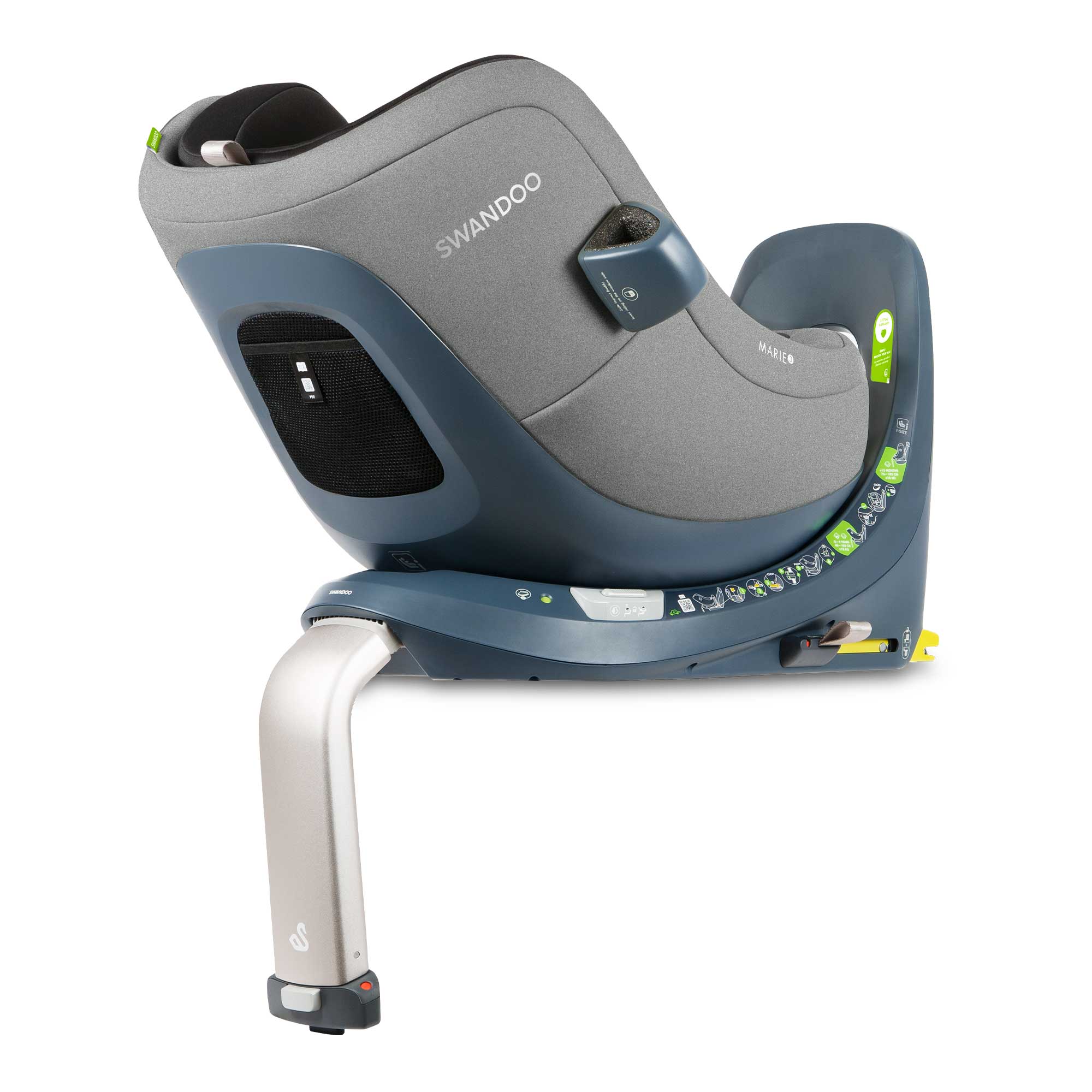 SWANDOO MARIE 5.0 i-Size Reboarder (40 – 105 cm/ 0 – 18 kg) 0+/1 Sesame Grey SWANDOO MARIE 5.0 i-Size Reboarder (40 – 105 cm/ 0 – 18 kg) 0+/1 Sesame Grey