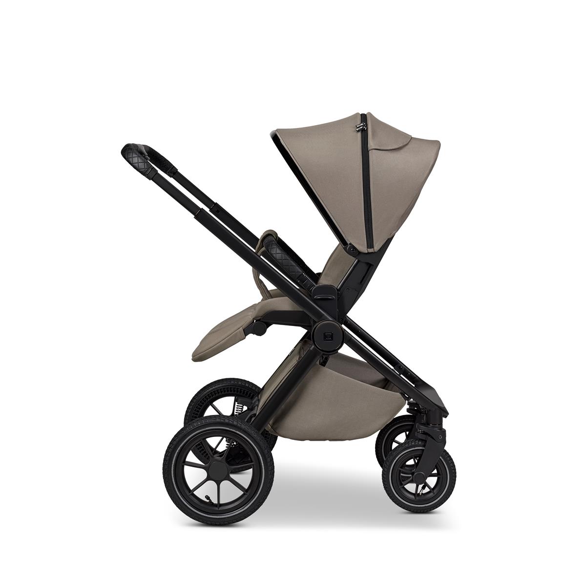Moon PIÙ Kinderwagen SET mud / matt