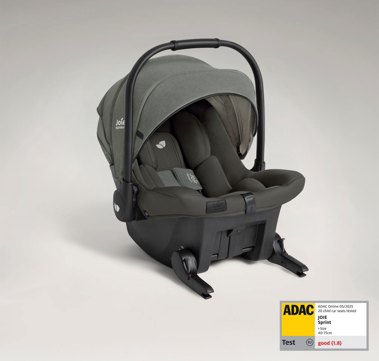 Joie Signature Sprint Babyschalen (40 – 75 cm/ 0 – 13 kg) Evergreen