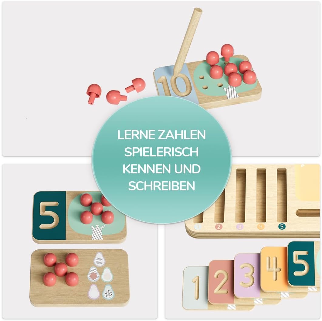 Topbright Obstbaum Zahlentrainer Bunt