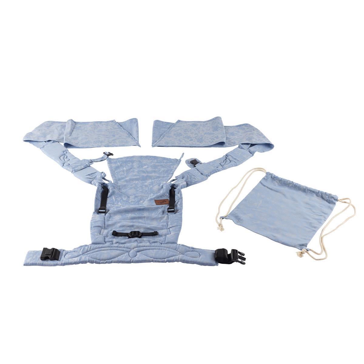 Schmusewolke HalfBuckle Maxi Fleur Provence Leinen