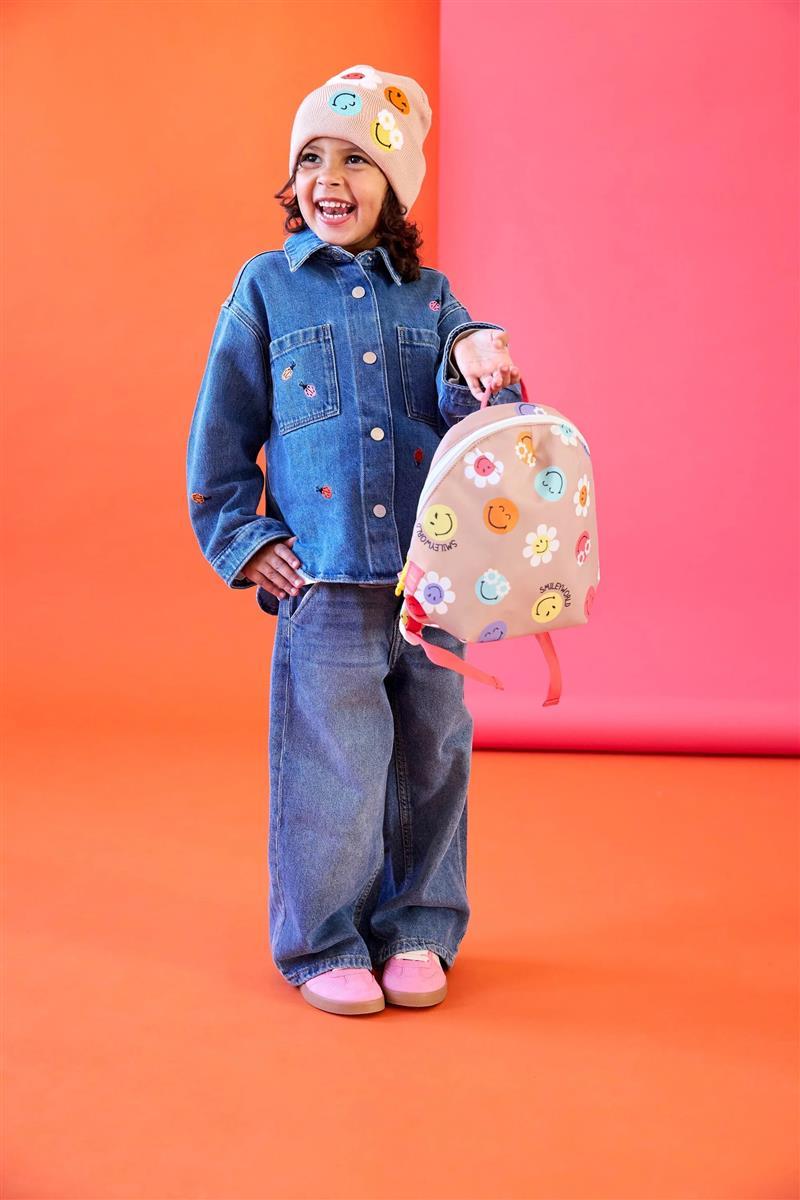 Lässig Mütze V-MASTER Beanie GOTS SmileyWorld® dusty rose 48-52 Lässig Mütze V-MASTER Beanie GOTS SmileyWorld® dusty rose 52-56