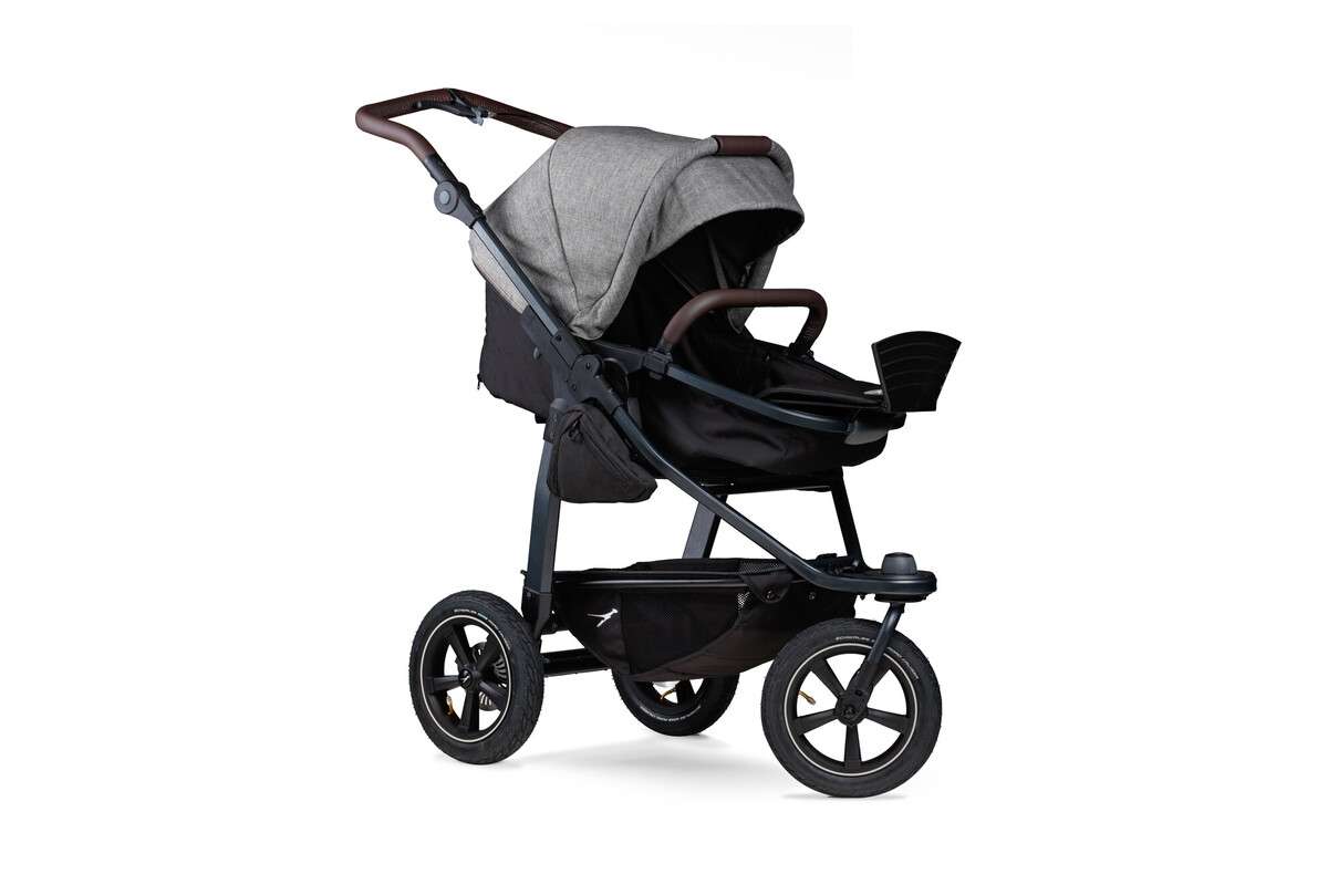 tfk mono2 - Kombi Kinderwagen mit Luftkammerrad-Set premium grau tfk mono2 - Kombi Kinderwagen mit Luftkammerrad-Set premium grau