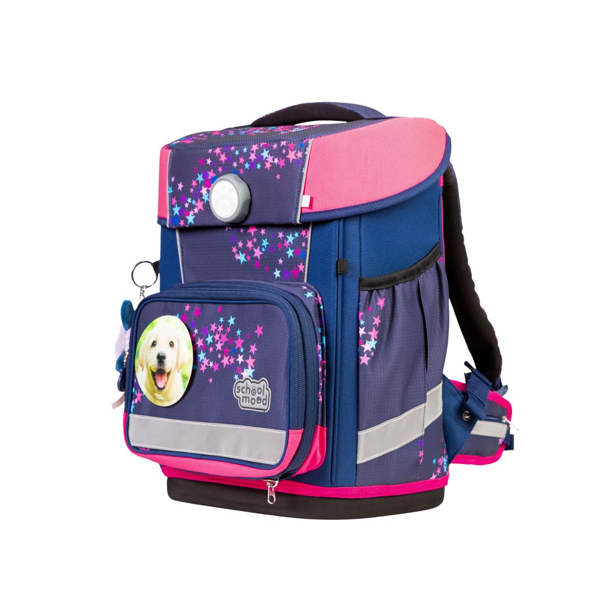 School-Mood Champion Pro Schulranzen-Set 2025/2026 7-tlg. Leni (Hund)