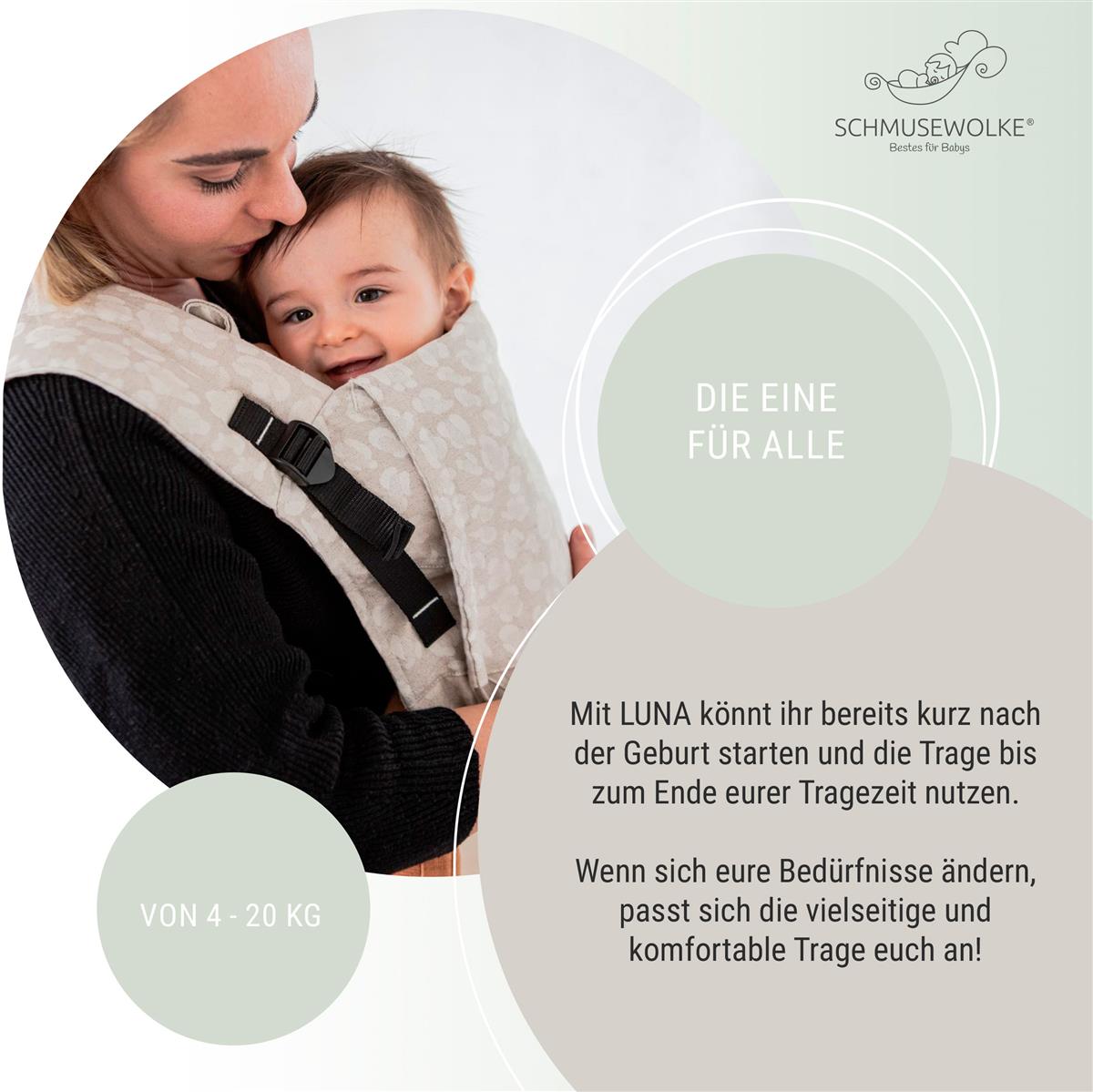 Schmusewolke Luna Halfbuckle (56 – 98 cm / 20 kg) Meow