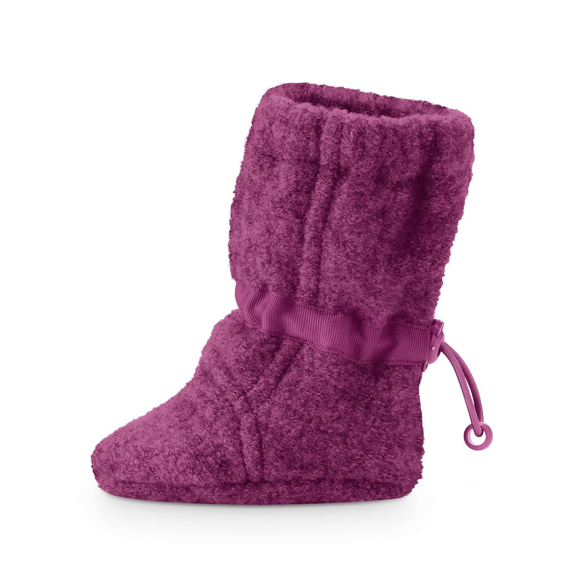 mamalila Wollwalk-Booties Newborn beere