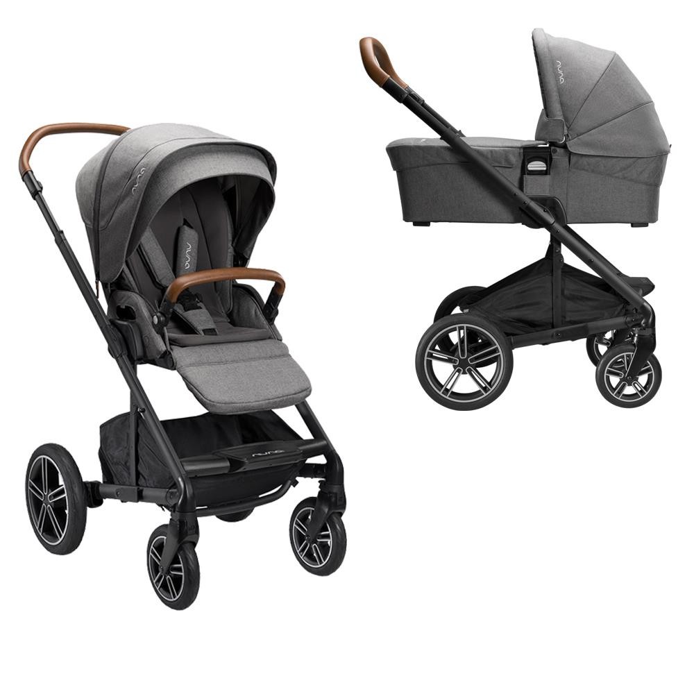 nuna MIXX next Kinderwagen ohne Babywanne (Tragetasche) Granite