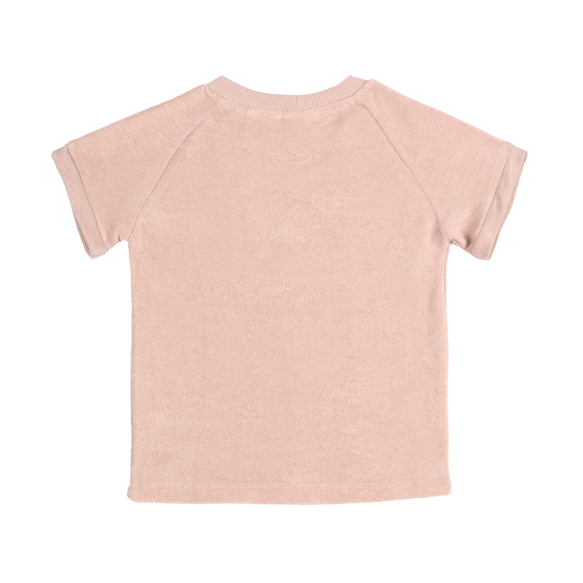 Lässig Frottee T-Shirt Kinder Powder Pink, Rosa Lässig Frottee T-Shirt Kinder Powder Pink, Rosa 98-104