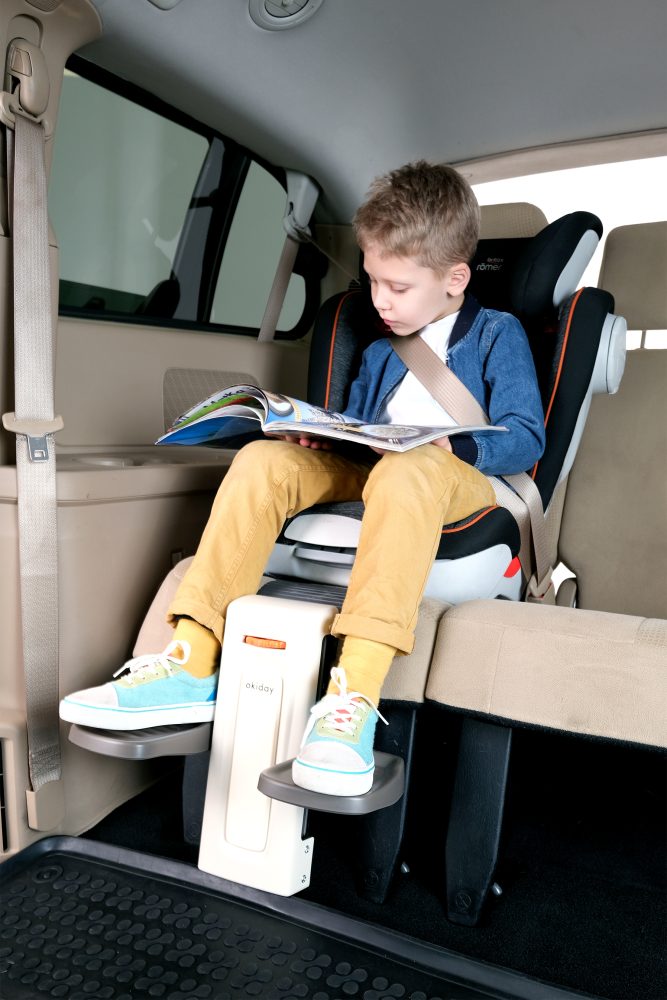 OKIDAY Fußstütze für Kinderautositze Orange OKIDAY Fußstütze für Kinderautositze Orange