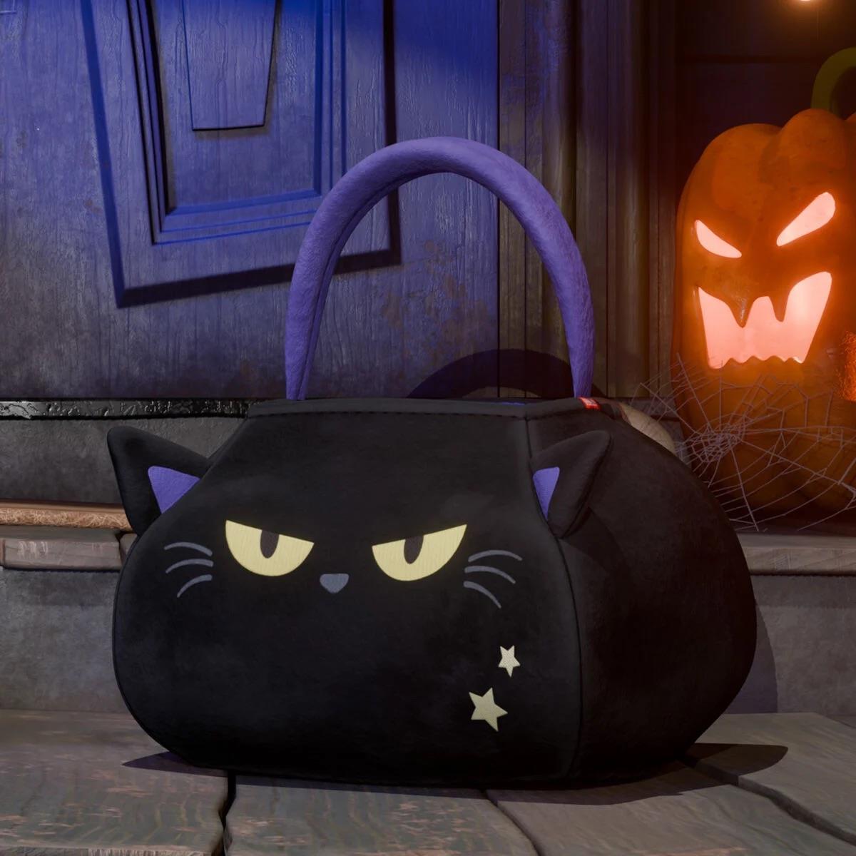 HCB0003_5.jpeg Legami HALLOWEEN 2025 Plüsch-Tasche FÜR SÜSSES ODER SAURES TRICK OR TREAT - KITTY