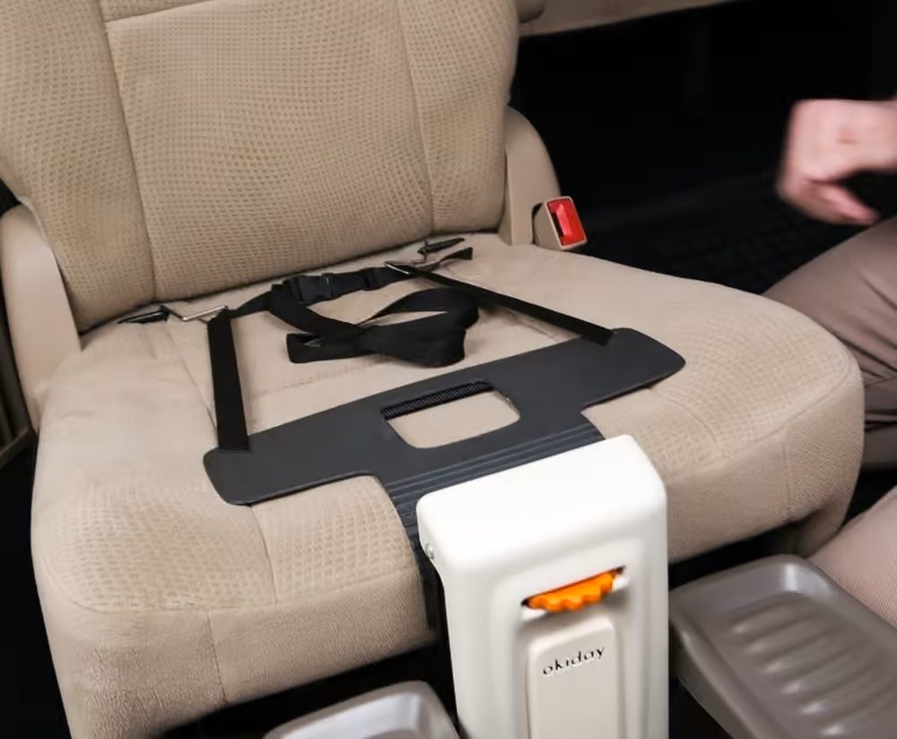 OKIDAY Fußstütze für Kinderautositze Orange OKIDAY Fußstütze für Kinderautositze Orange