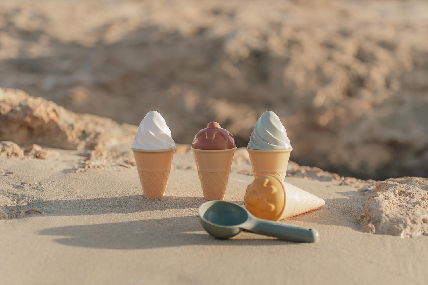 Little Dutch Eiscreme-Sandspielzeug 9-teilig Bunt